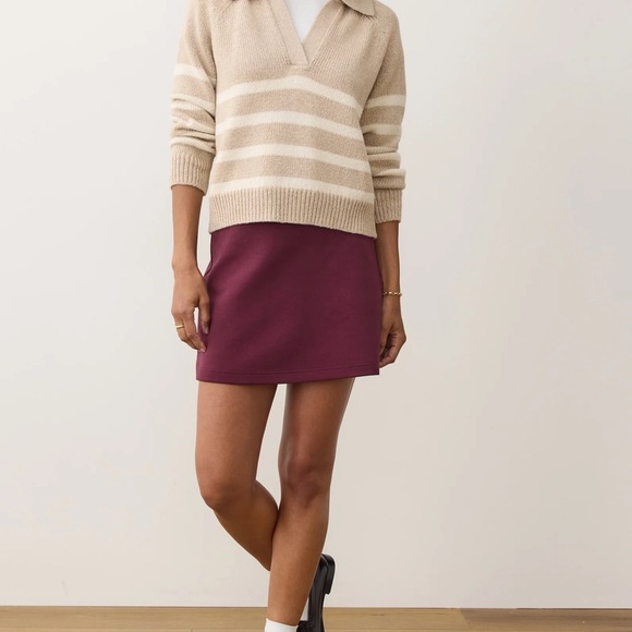 NWT Marine Layer Nova Mini Skirt S Fig - Picture 3 of 13